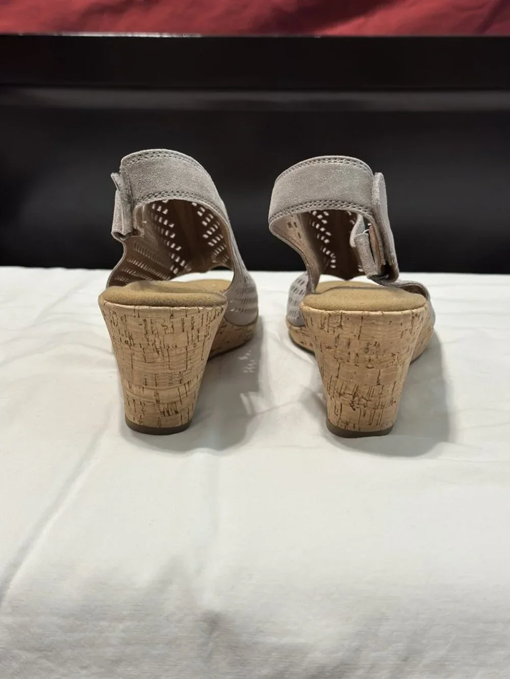 Rockport Size 7 Cork Wedge Heel Sandal